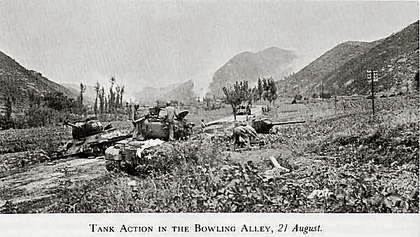 Tank Action in the Bowling Alley